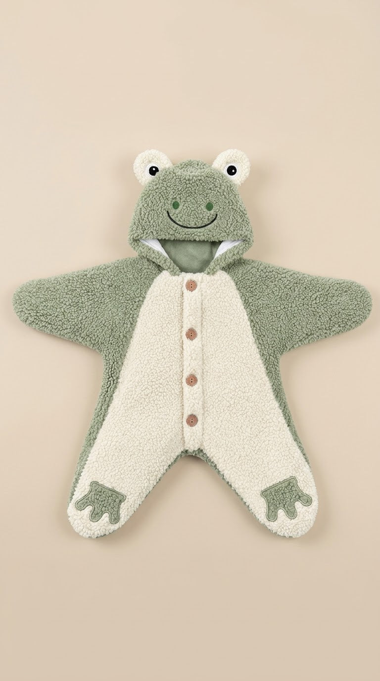 8166 Peluş Kurbağa Yıldız Tulum