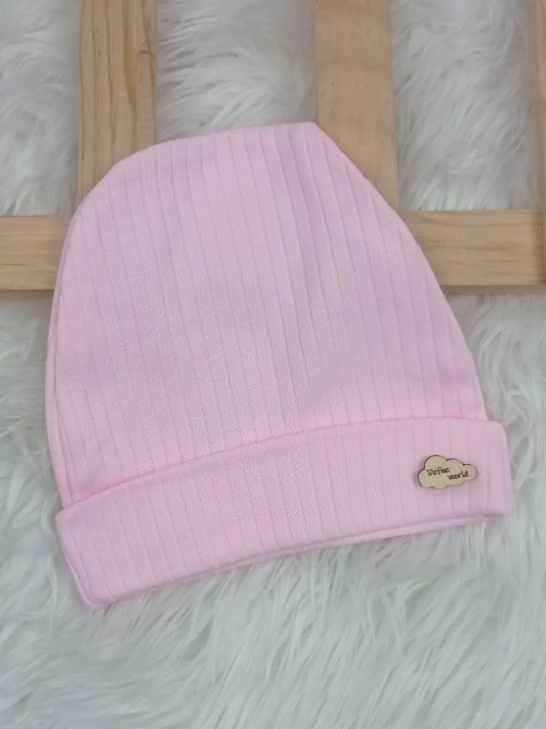 0418 Düz Renk Penye Bebek Şapka