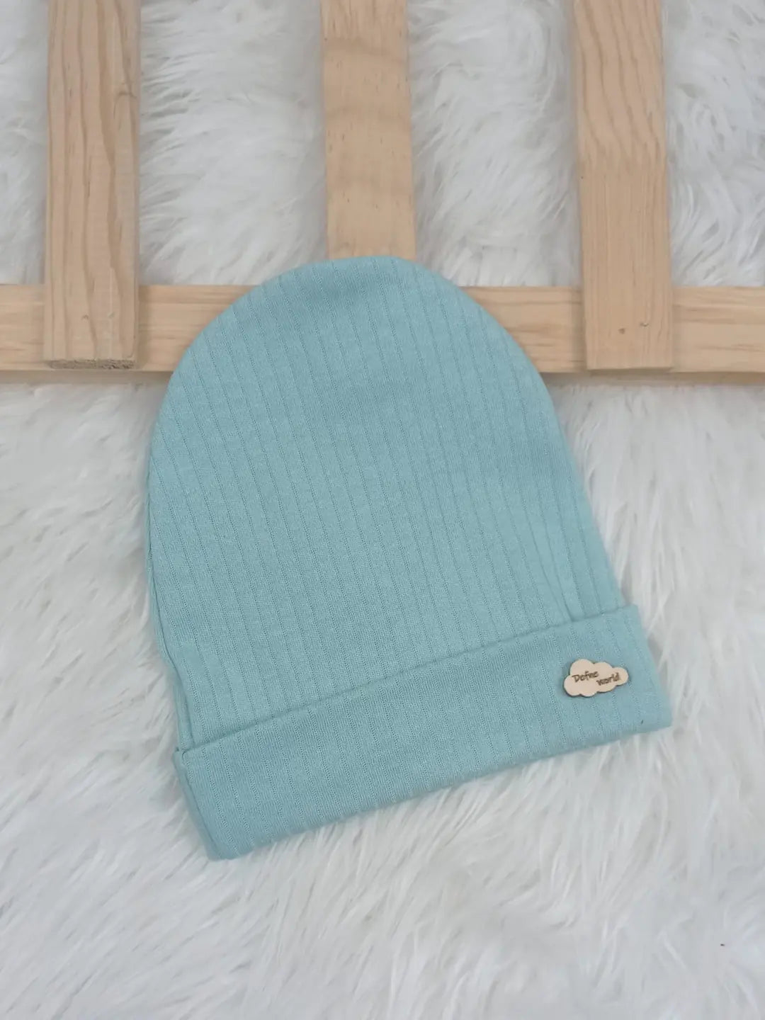 0418 Düz Renk Penye Bebek Şapka