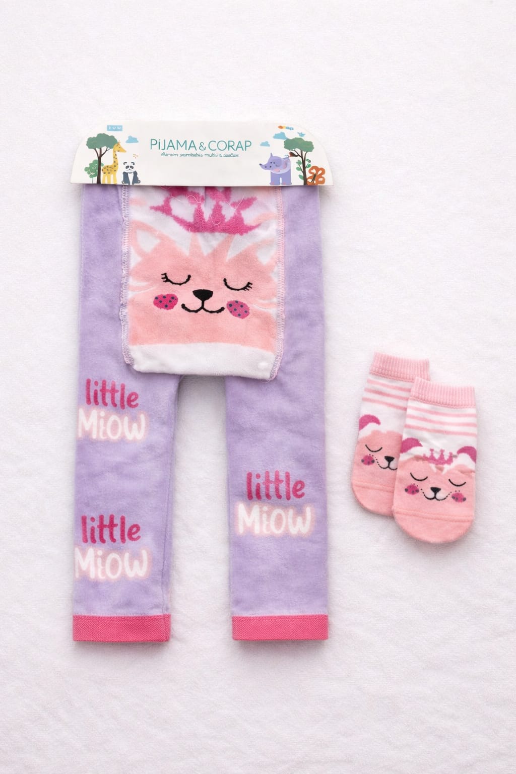 1069 PANDA PİJAMA & ÇORAP