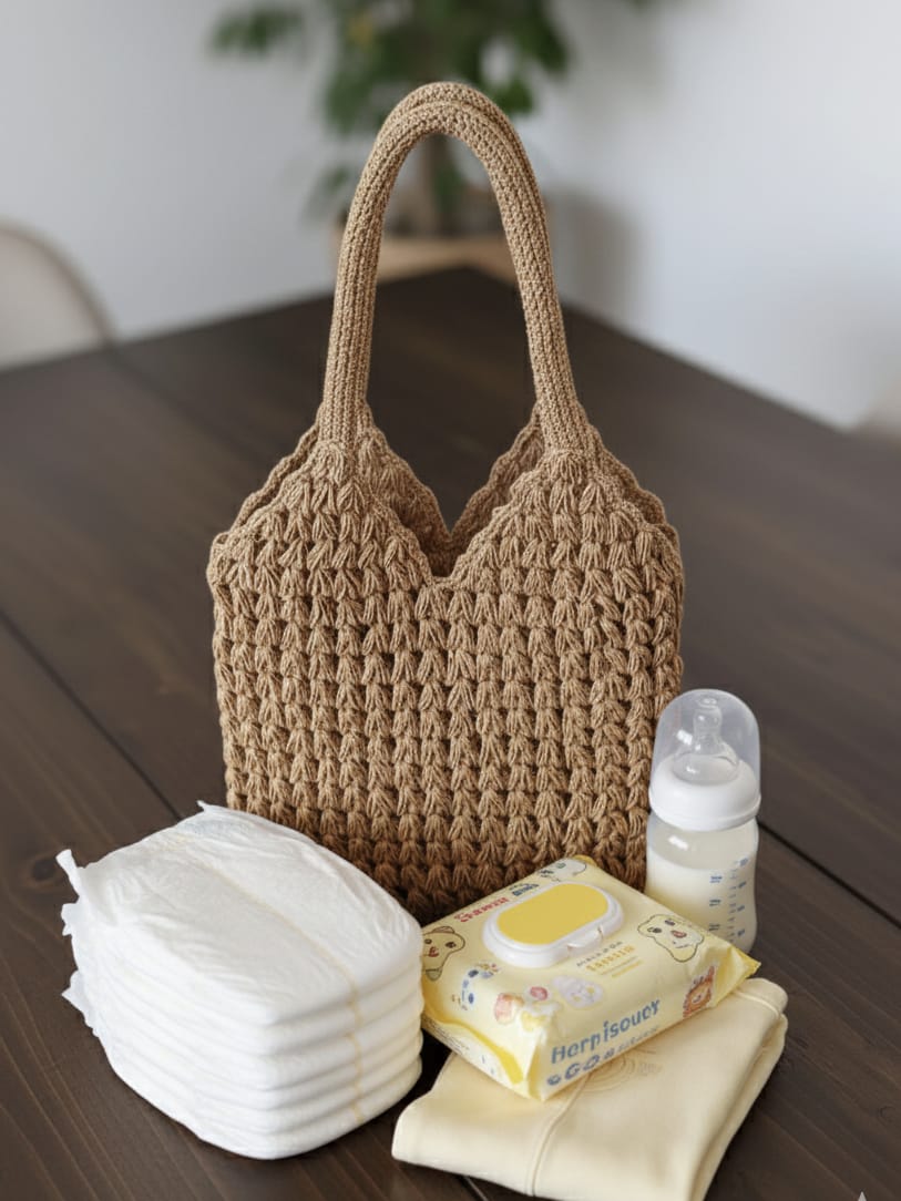 0625 EL ÖRGÜSÜ ANNE MALZEME ÇANTASI