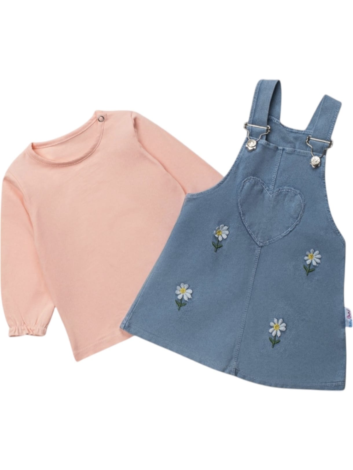 433916 Papatya Nakışlı Kot Jile