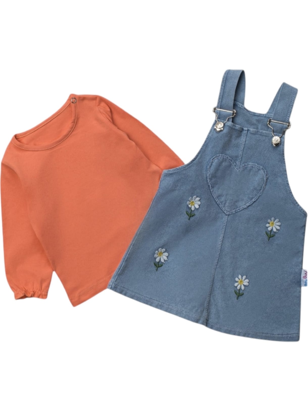 433916 Papatya Nakışlı Kot Jile