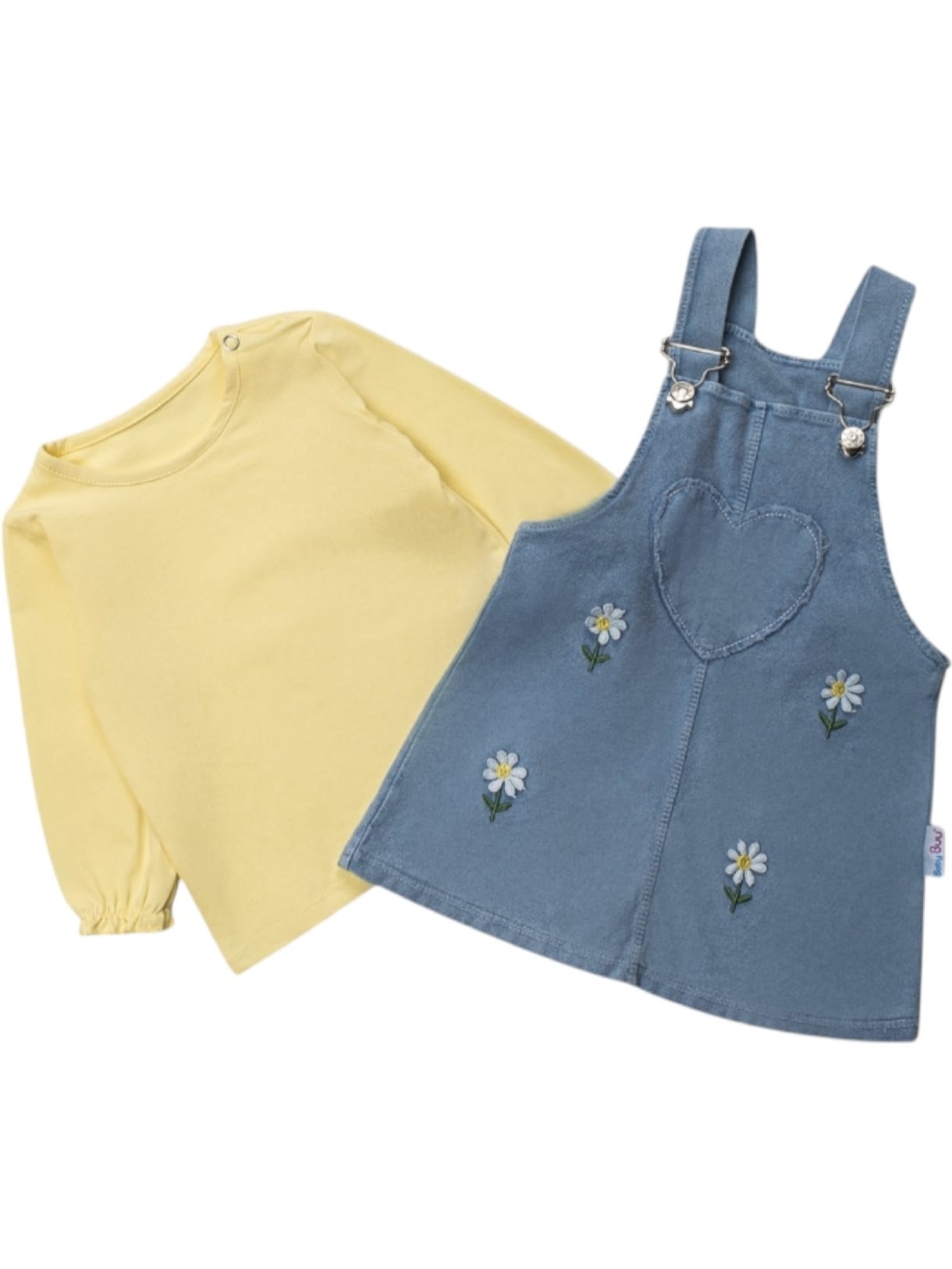 433916 Papatya Nakışlı Kot Jile