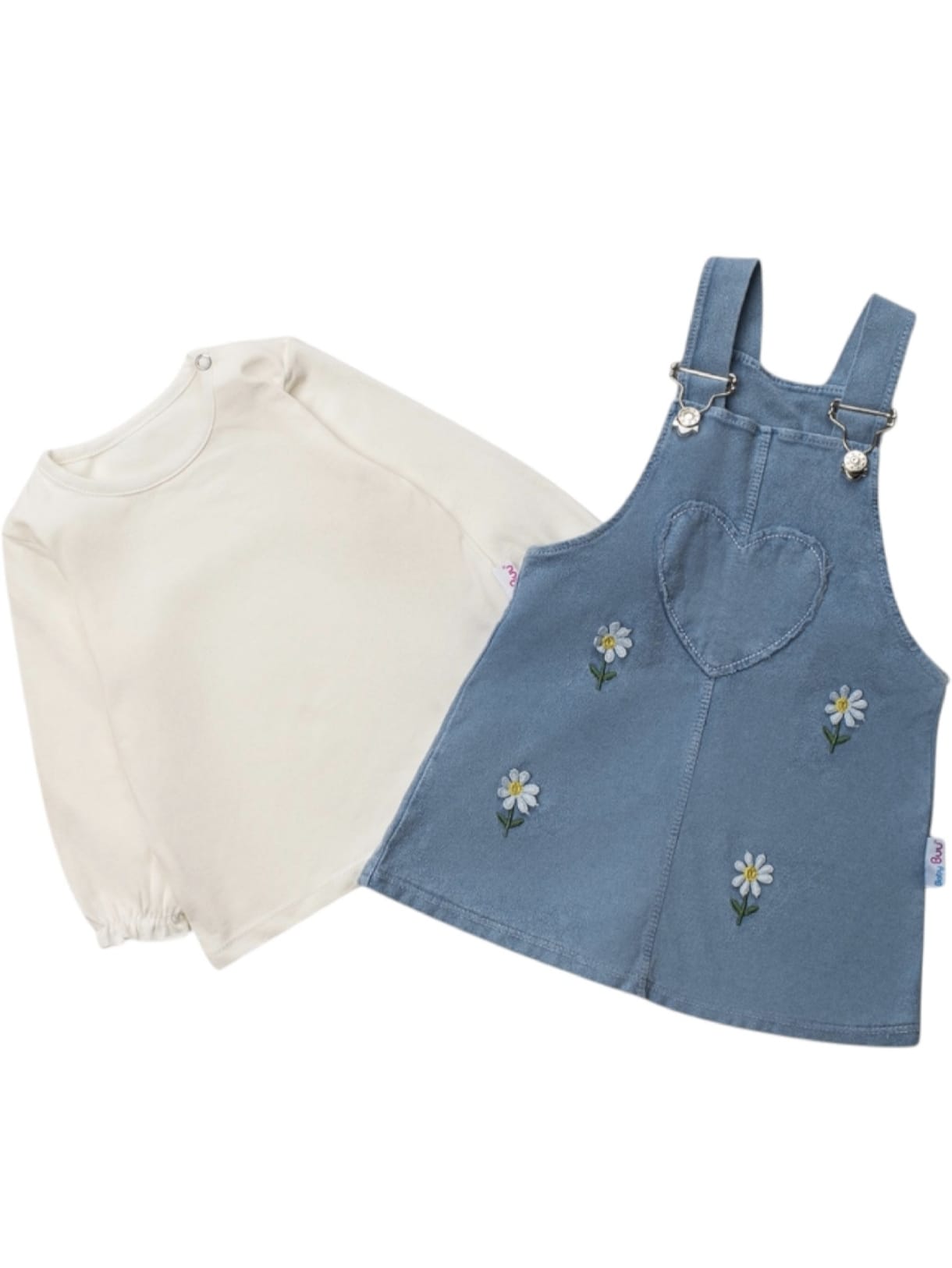 433916 Papatya Nakışlı Kot Jile