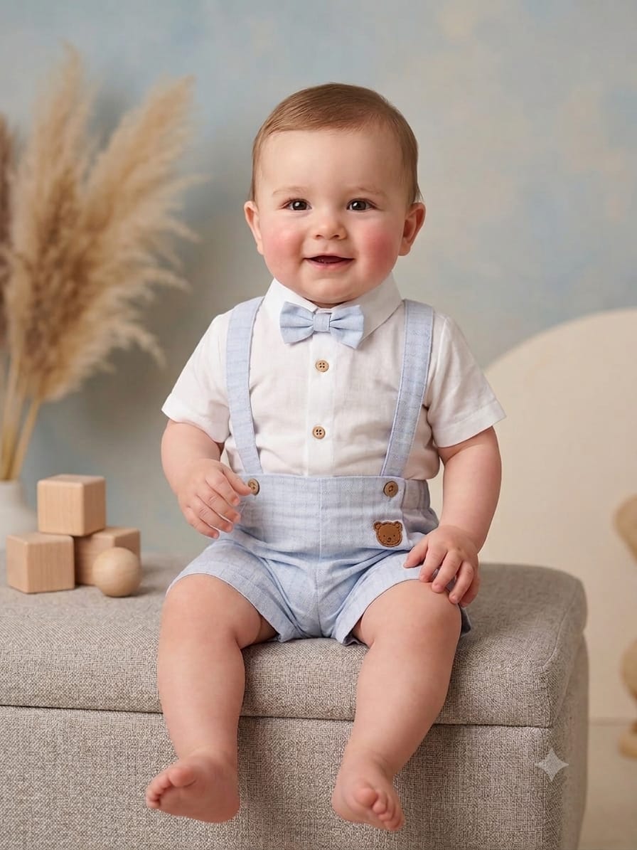 8109 Bear Papyonlu Bebek Slopet Takım