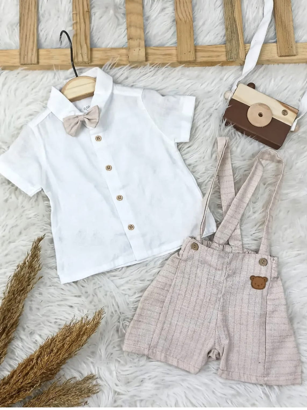 8109 Bear Papyonlu Bebek Slopet Takım