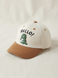 458406  Hello Dino Figürlü Bebe Şapka