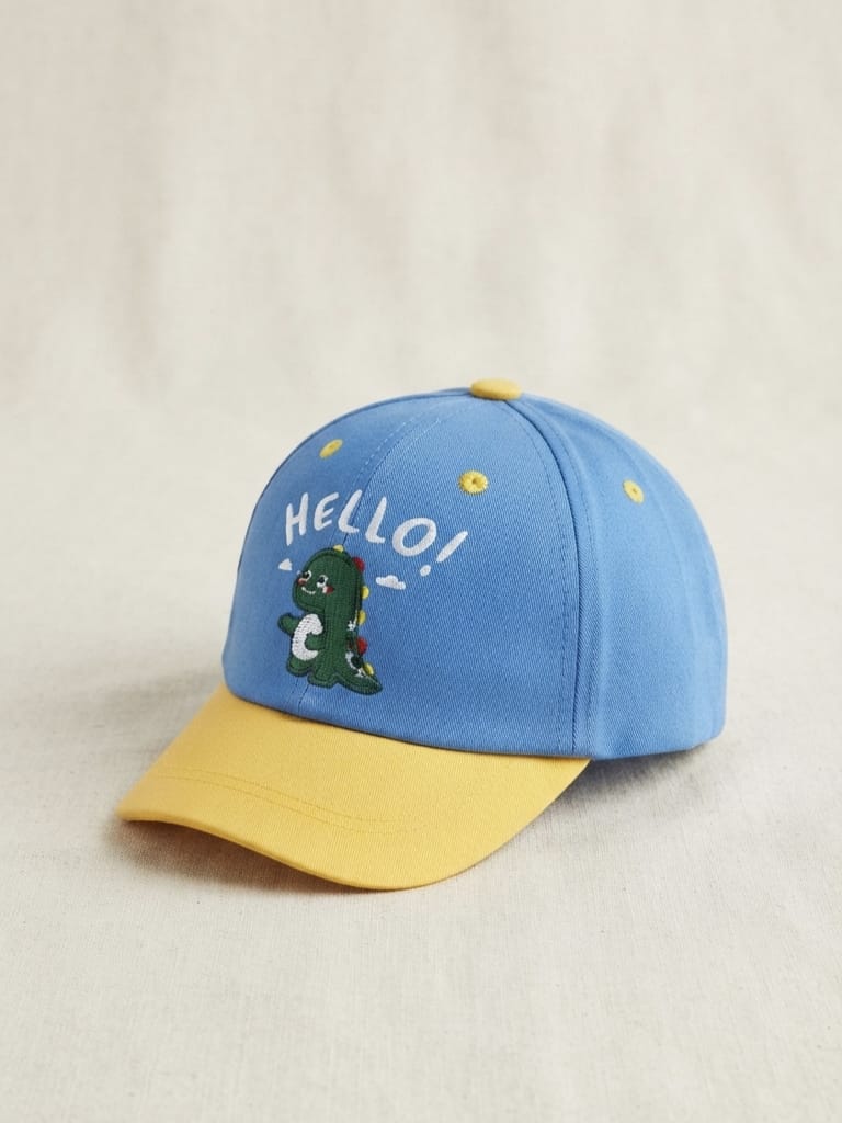 458406  Hello Dino Figürlü Bebe Şapka