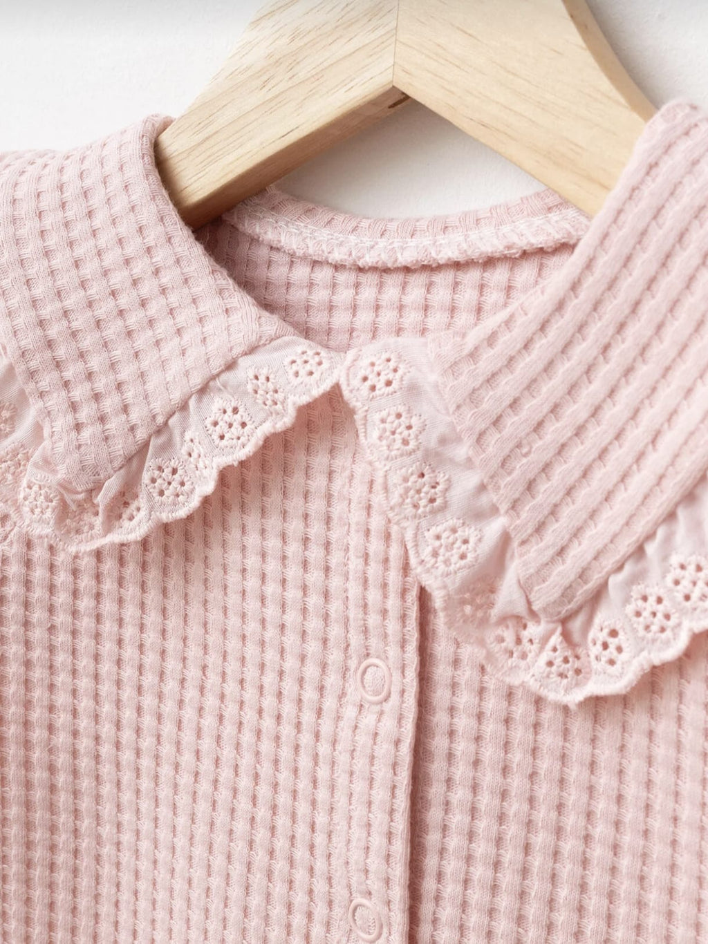 2668 Fisto Yaka Wafle Kumaş Premium Battaniyeli 5'li Tulum Seti - Pembe