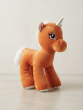 450013 50 cm Peluş Unicorn At Oyuncak - Turuncu