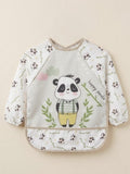 440603 Panda Model Kollu Mama Önlük