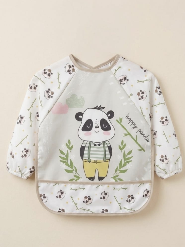440603 Panda Model Kollu Mama Önlük