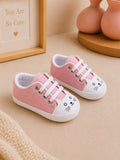 6036 Kedi Detaylı Patik Ayakkabı - Pembe