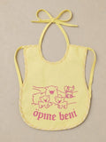 44118 Öpme Beni Büyük Boy Mama Önlüğü - Sarı