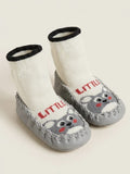 3391 Little Fare Desen Bebe Çarık Çorap