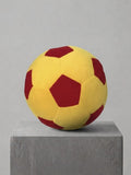 450017 Peluş Futbol Topu - Sarı/Kırmızı