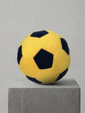 450017 Peluş Futbol Topu   Sarı - Lacivert