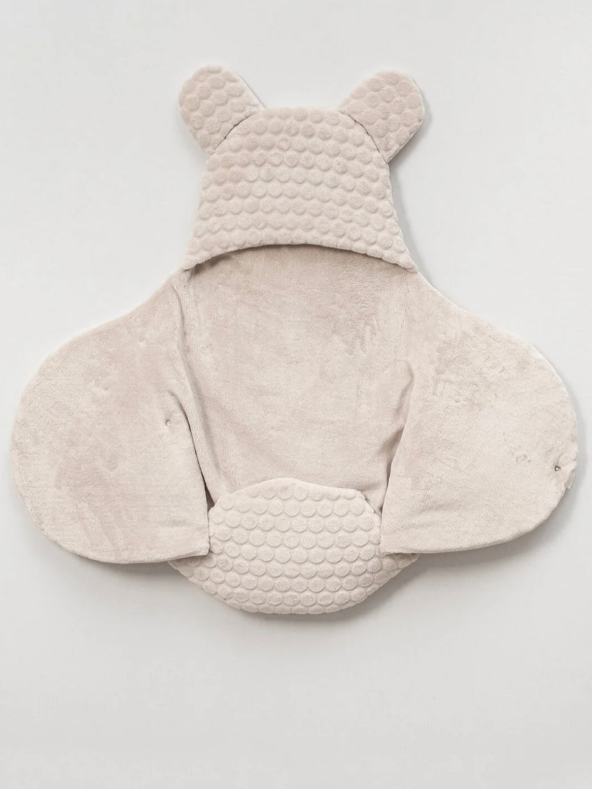 7129 Bebitof Kabartmalı Welboa Bebe Kundak - Taş