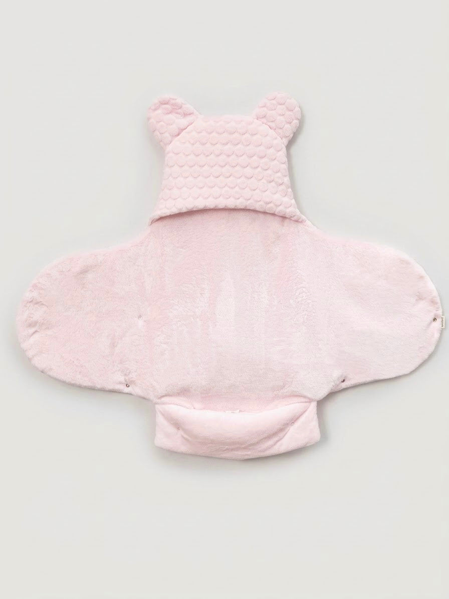 7129 Bebitof Kabartmalı Welboa Bebe Kundak - Pembe