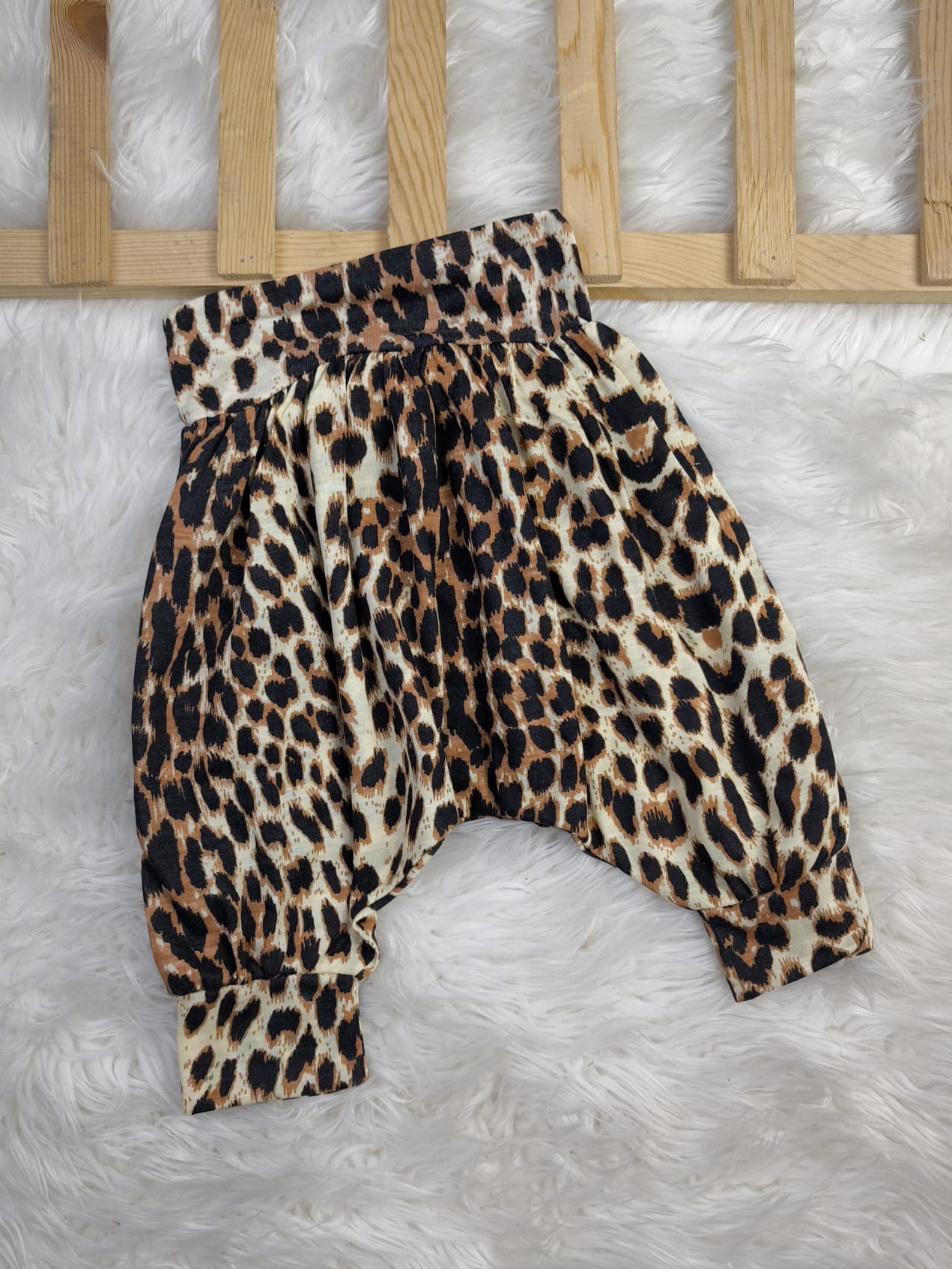 1038 LEOPAR DESEN ŞALVAR  - 1 Yaş