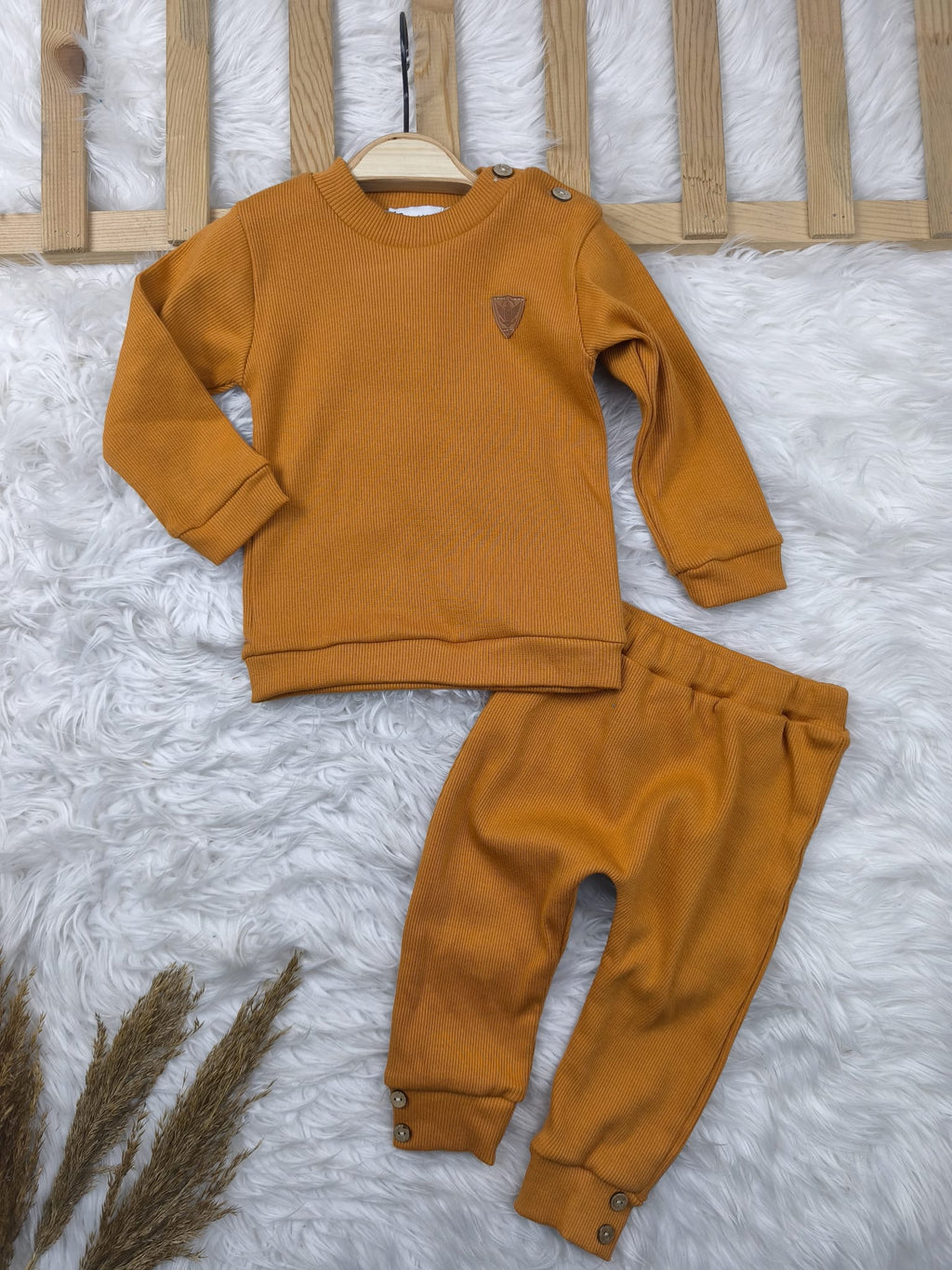 1959 DİFAS DÜZ RENK ATMALI TAKIM  - Gri / 2-3 Yaş