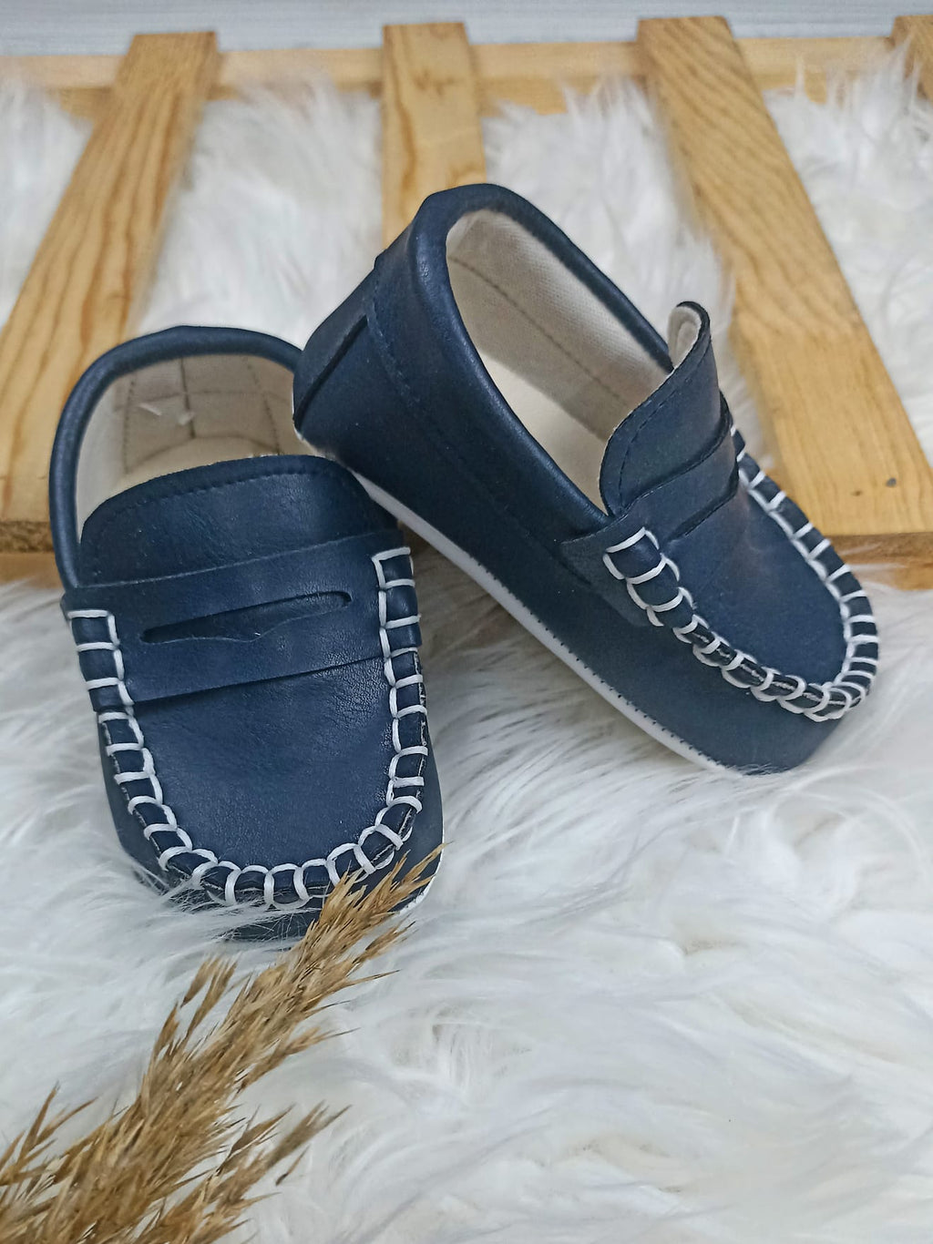 7027 ERKEK BEBEK LÜX PATİK AYAKKABI  - Kahve / 19