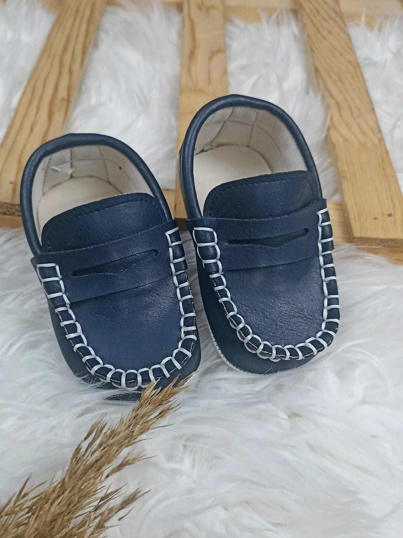 7027 ERKEK BEBEK LÜX PATİK AYAKKABI  - Kahve / 18