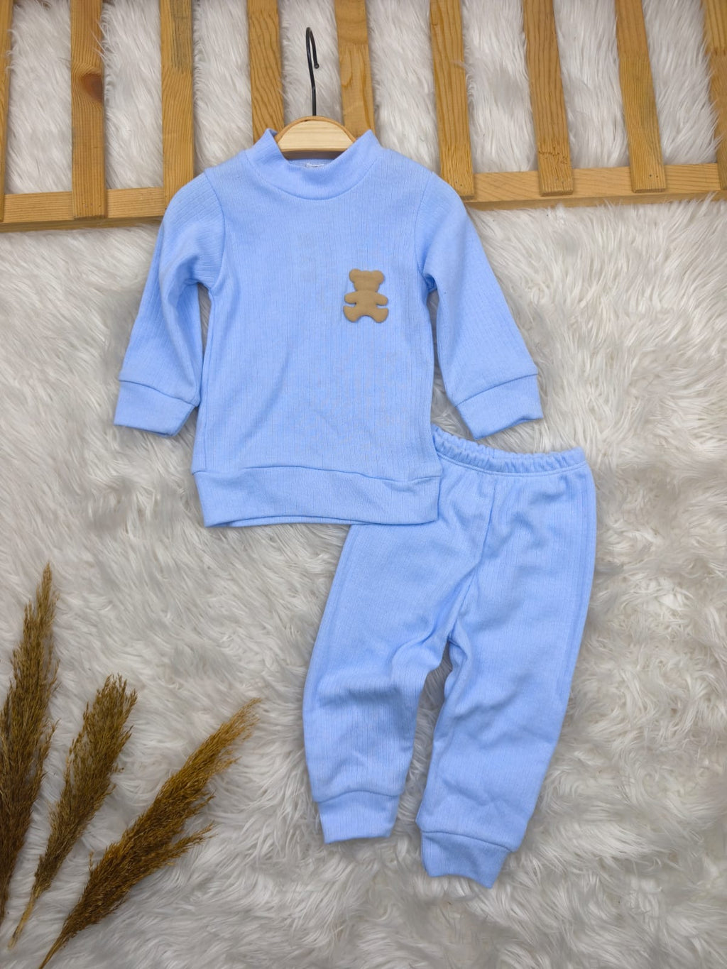 1960 AYICIK AKSESUARLI RAPORLU PENYE TAKIM  - Mavi / 9-12 Ay