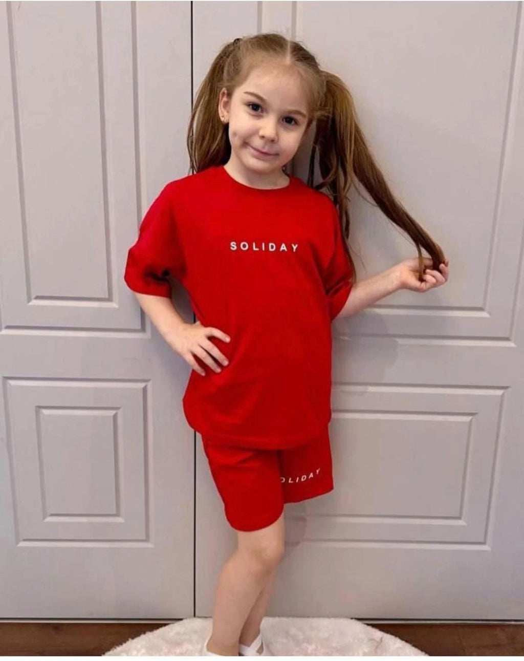 9101 SOLIDAY UNISEX ŞORTLU PENYE TAKIM - 5-6 Yaş