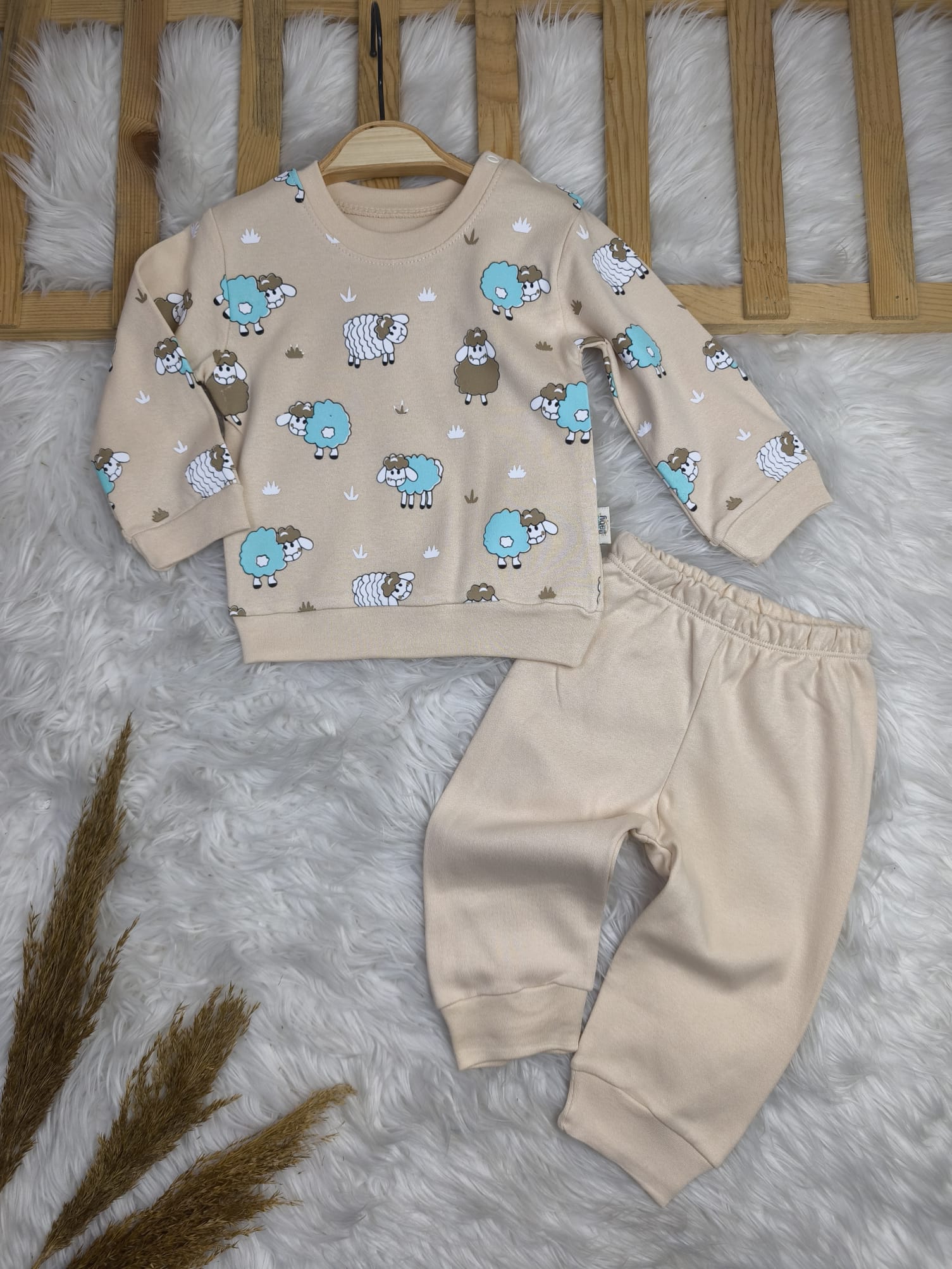 1863 KIZ BEBEK KUZUCUK MEVSİMLİK TAKIM - Pembe / 12-18 Ay