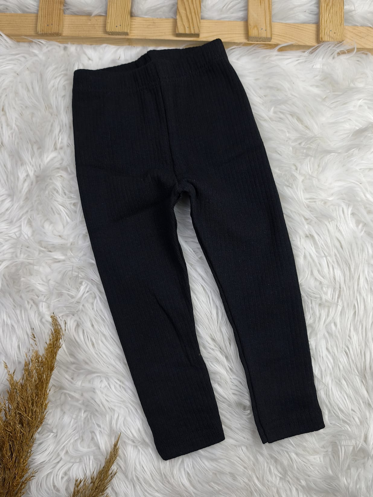 1063 RAPORLU KIŞLIK TAYT  - Siyah / 1 Yaş