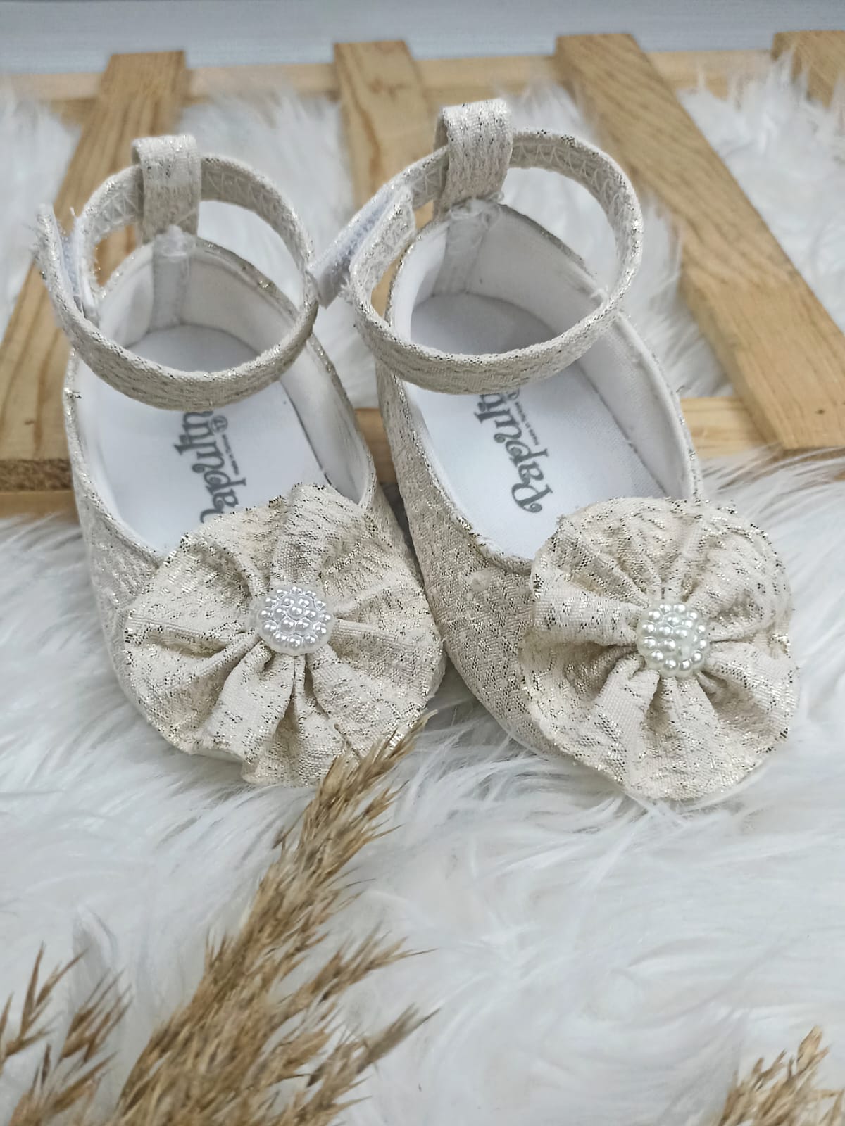 7028 BİLEK BAĞCIKLI KIZ PATİK AYAKKABI  - Yeşil / 19