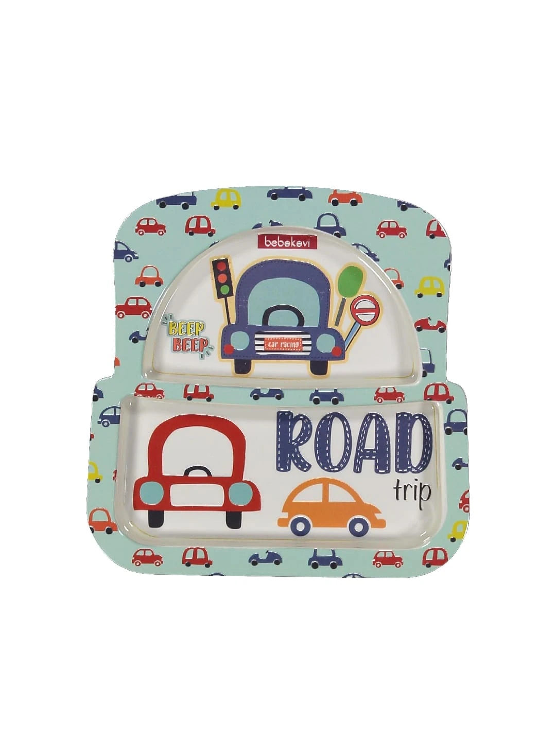 355019 MELAMİN 2 BÖLMELİ MAMA TABAĞI  - Default Title