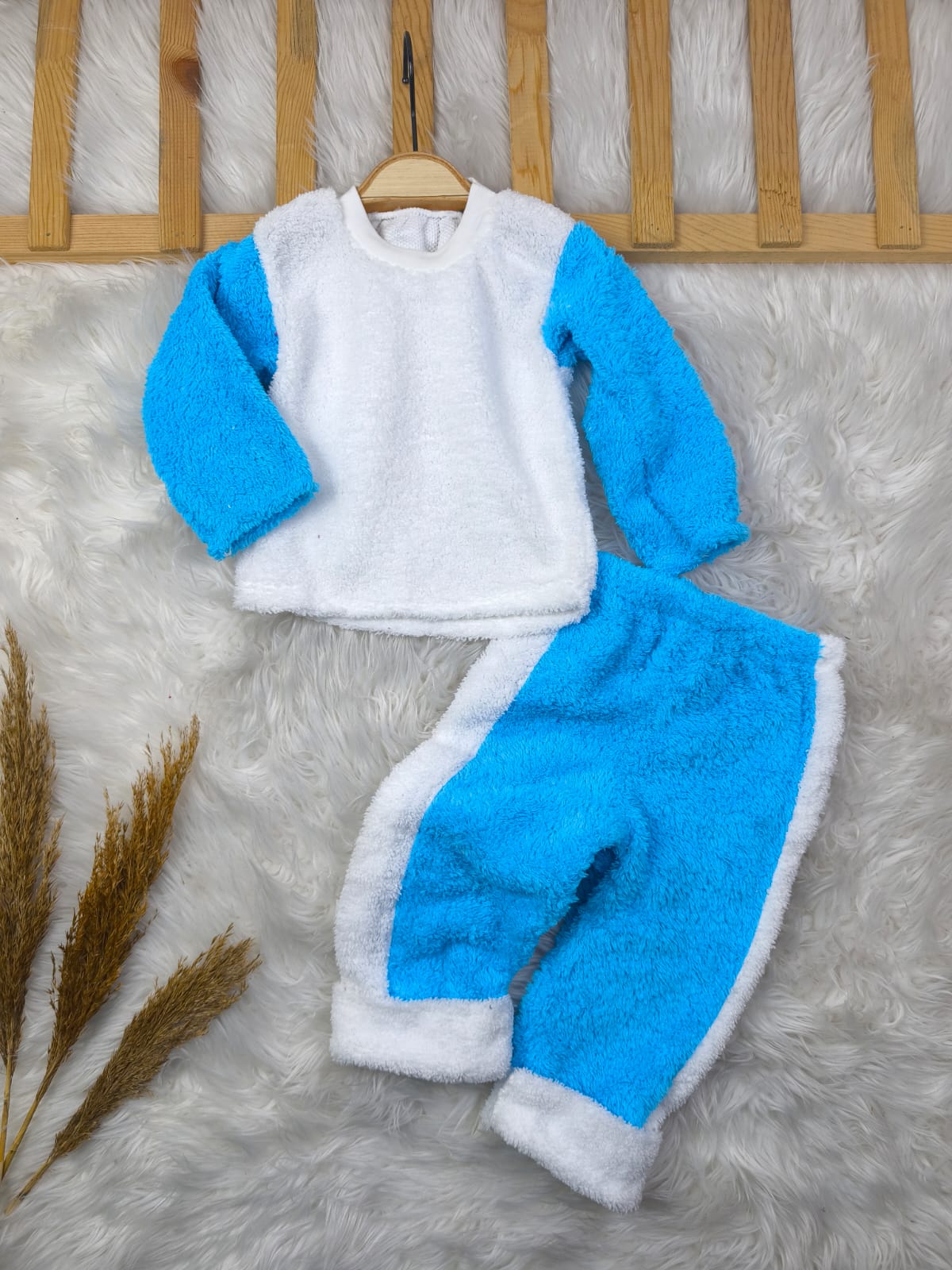 1919 YANDAN ÇİZGİLİ WELSOFT TAKIM  - Turuncu / 12-18 Ay