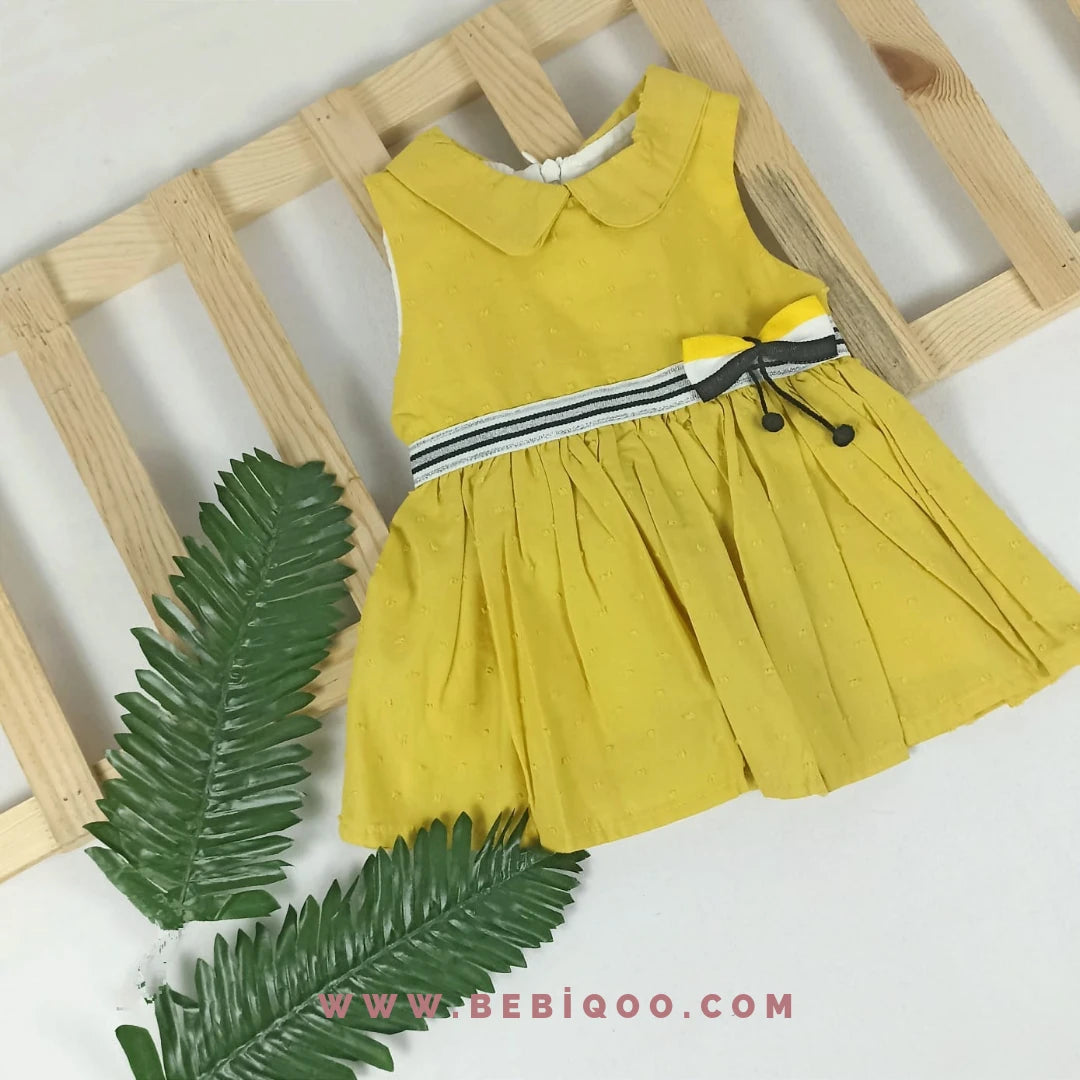 2320 Önden Çizgili Elbise  - 6-9