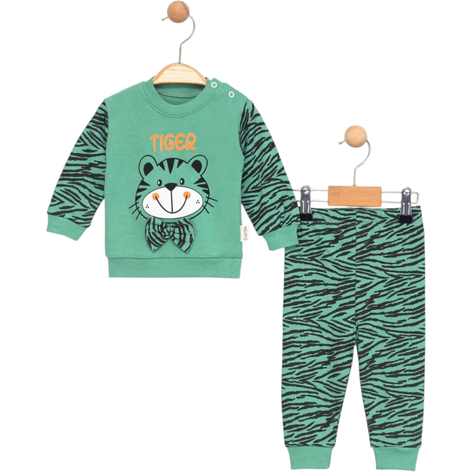 1955 TİGER PAPYONLU PENYE TAKIM - Mavi / 12-18 Ay