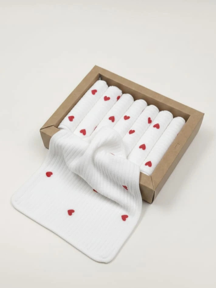 8025 KALP DESEN 7'Lİ KUTULU ORGANİK AĞIZ MENDİLİ  - Default Title