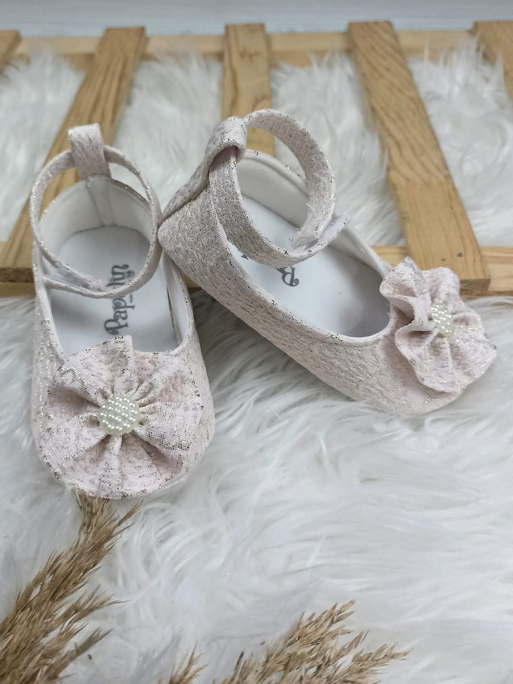 7028 BİLEK BAĞCIKLI KIZ PATİK AYAKKABI  - Pembe / 17