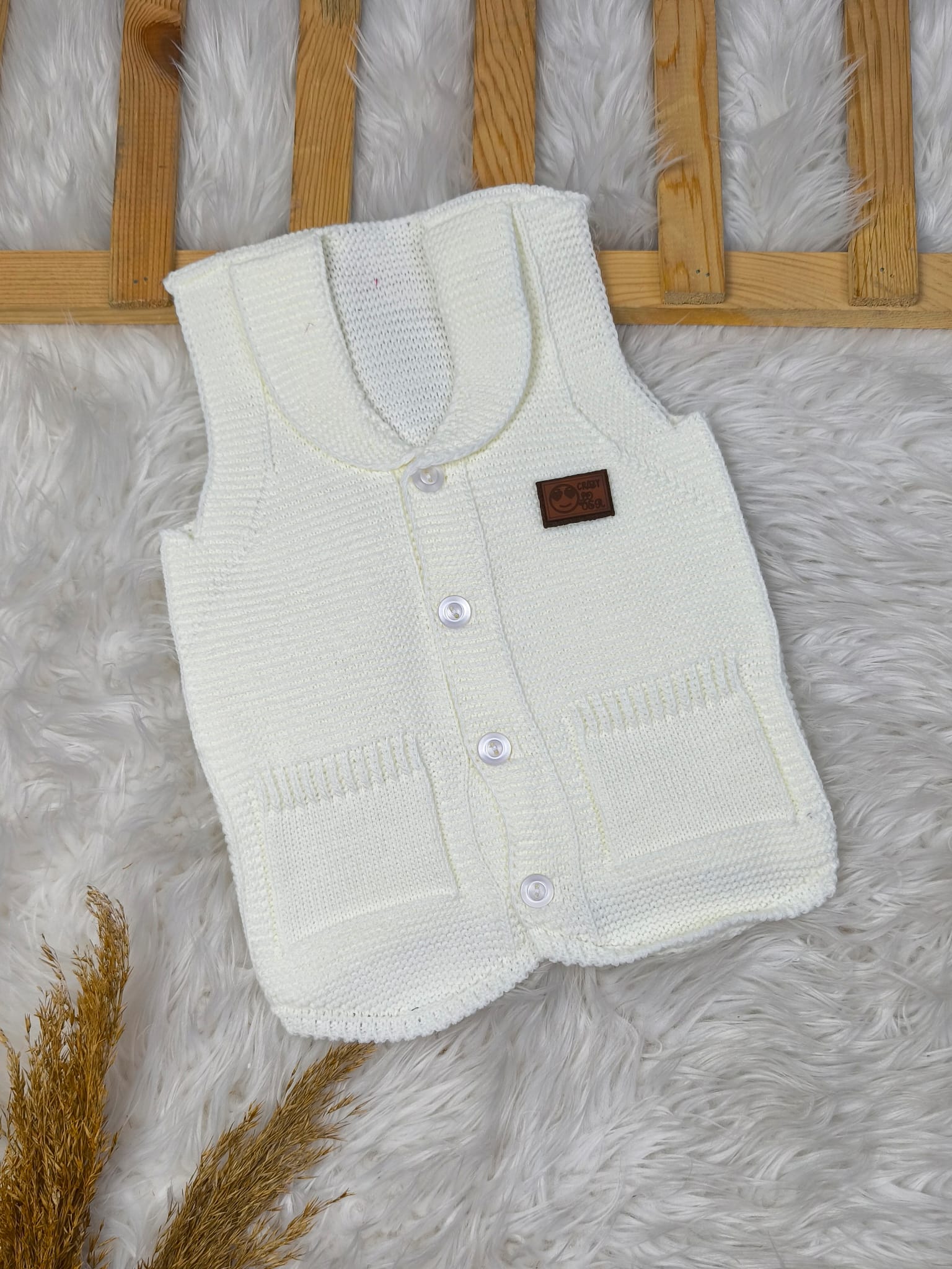 2579 ARMALI TRİKO YELEK - Lacivert / 4 Yaş