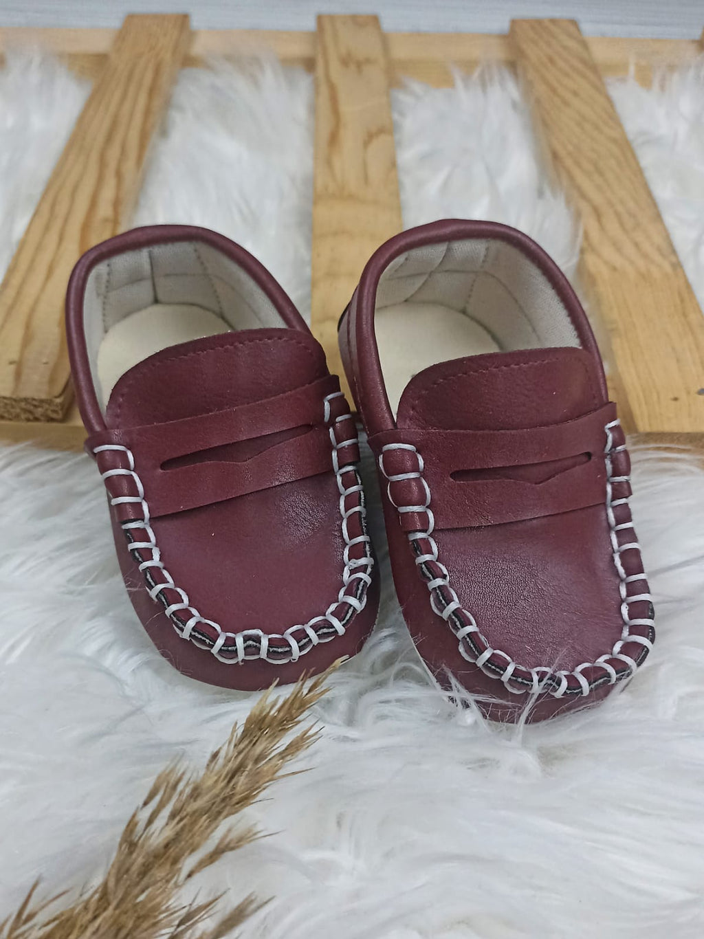 7027 ERKEK BEBEK LÜX PATİK AYAKKABI  - Lacivert / 18