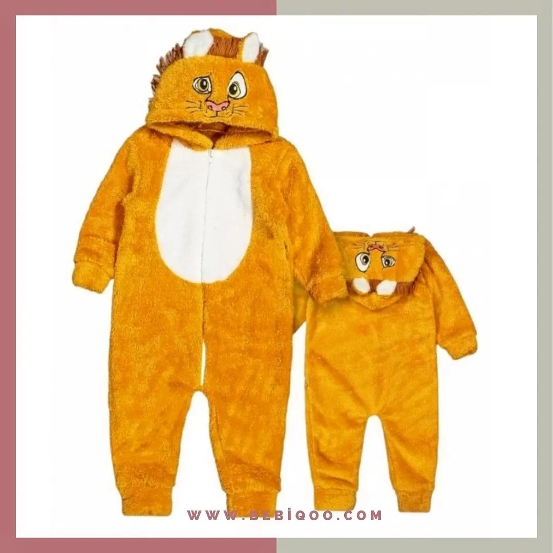 Aslan 🦁 Kapşonlu Welsoft Tulum - 36