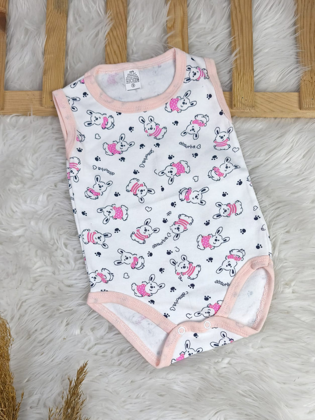 2565 TAVŞAN DESEN PENYE ÇITÇITLI BADY - Lacivert / 2 Yaş