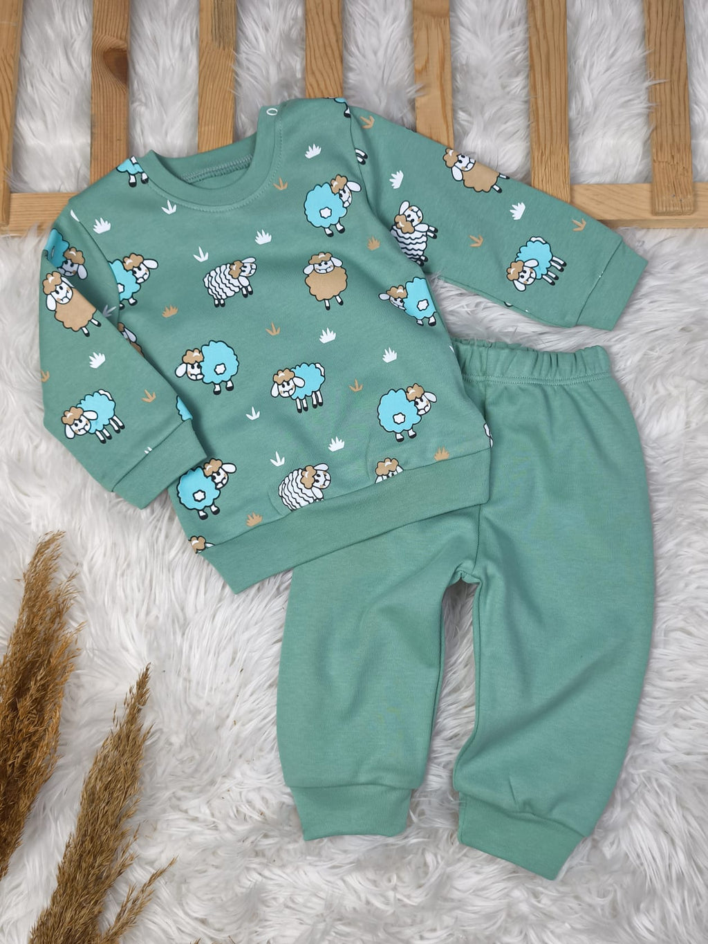 1863 ERKEK BEBEK KUZUCUK MEVSİMLİK TAKIM - Sarı / 12-18 Ay