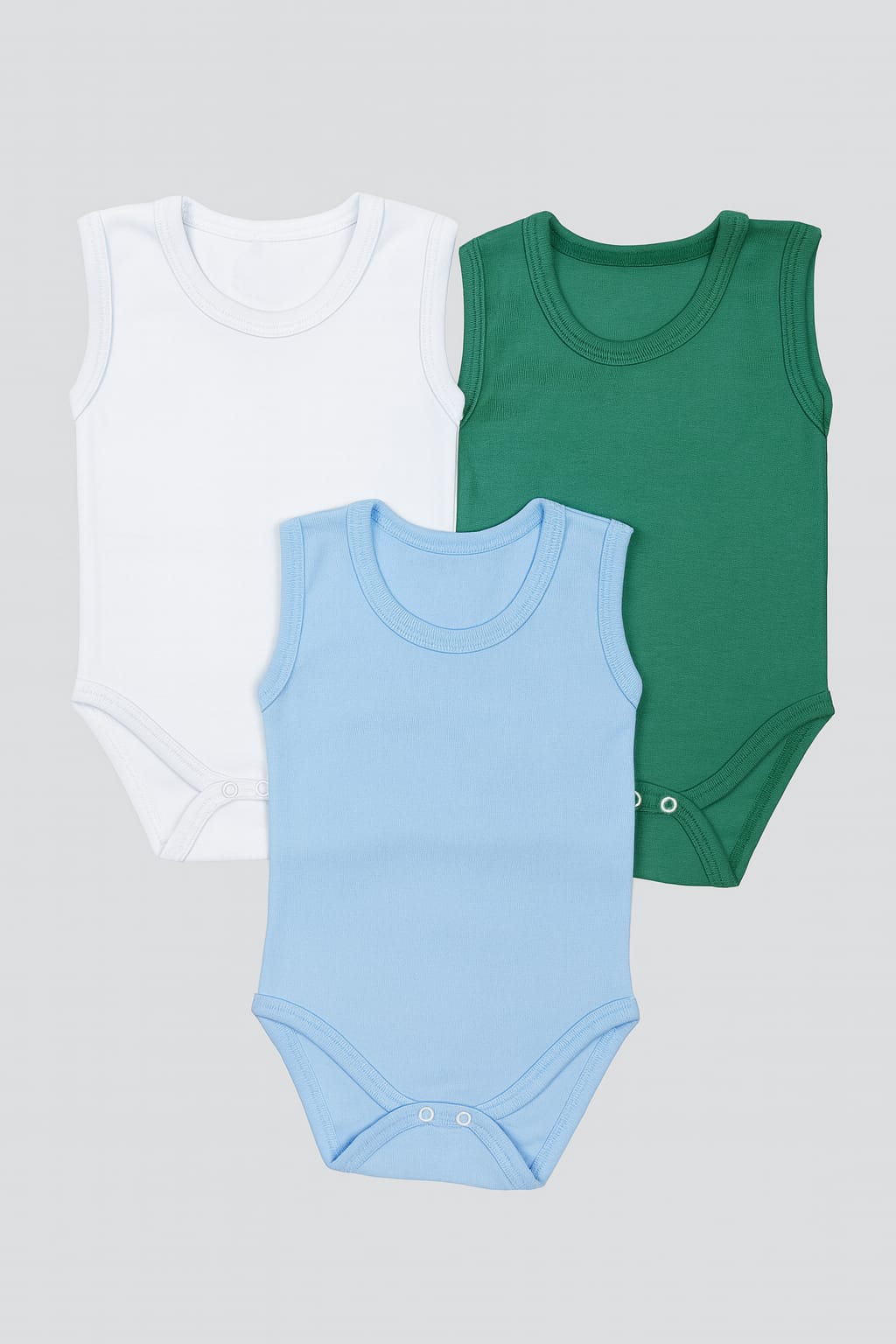 2506 PENYE 3'LÜ ÇITÇITLI BADY SETİ  - Pembe / 6-9 Ay