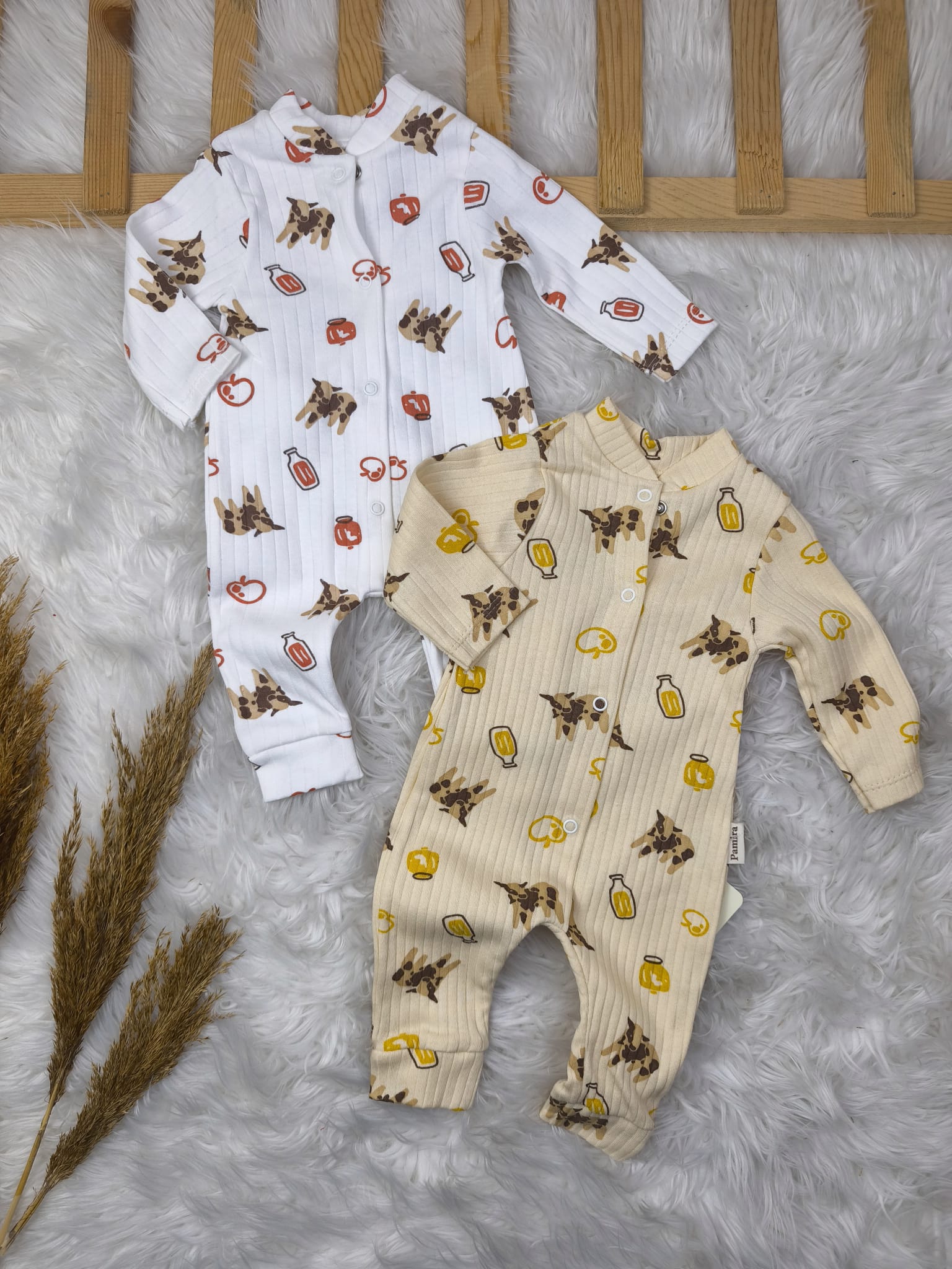 8106 MİLK MODEL 2'Lİ PENYE TULUM SETİ - 0-3 Ay