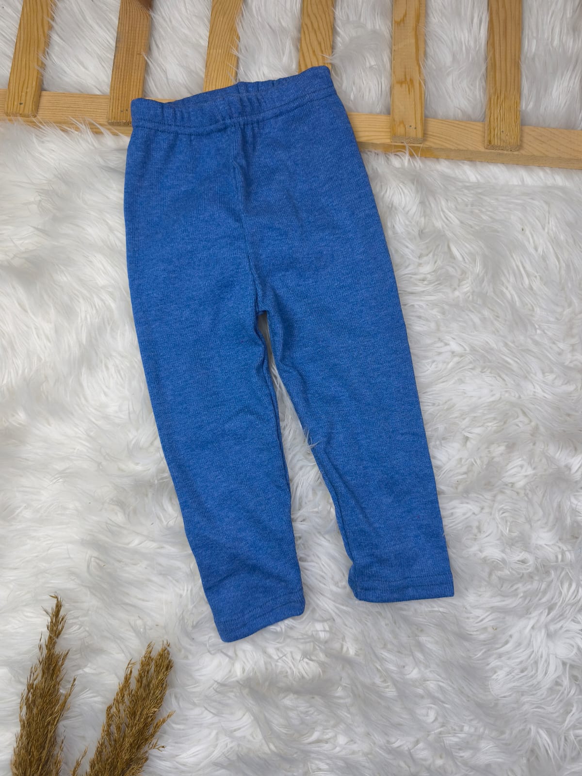 1067 RİBANA FİTİLLİ  PENYE TAYT  - Yeşil / 3 Yaş