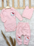 1837 HELLO KİTTY BADY'Lİ TAKIM - Pembe / 3-6 Ay