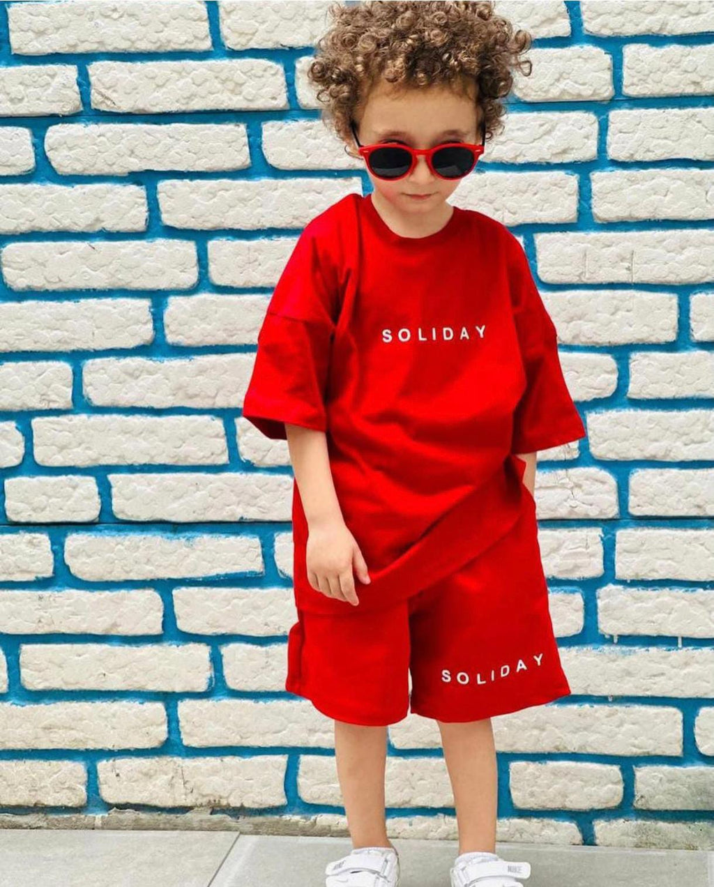 9101 SOLIDAY UNISEX ŞORTLU PENYE TAKIM - 4-5 Yaş