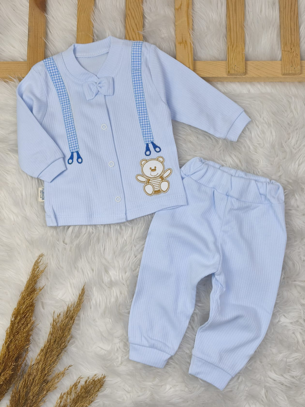 1923 PAPYONLU ÖNDEN ÇITÇITLI PENYE TAKIM  - Mavi / 3-6 Ay